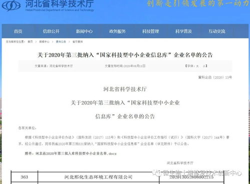 風(fēng)雨兼程，勇往直前 河北邢化成功入圍國家科技型中小企業(yè)技術(shù)咨詢